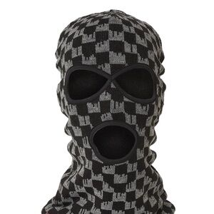 Sprayground Black and Gray Drench Face Mask